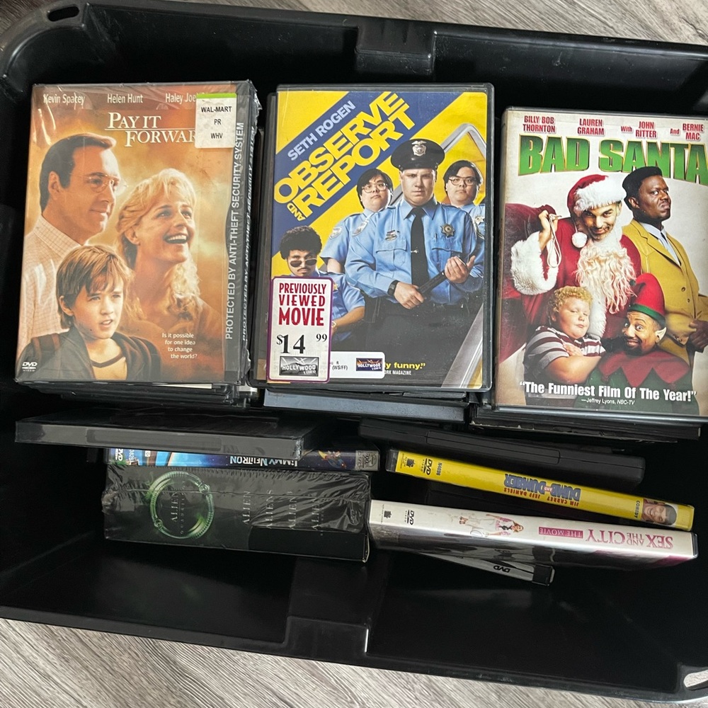DVD movies in a BUNDLE